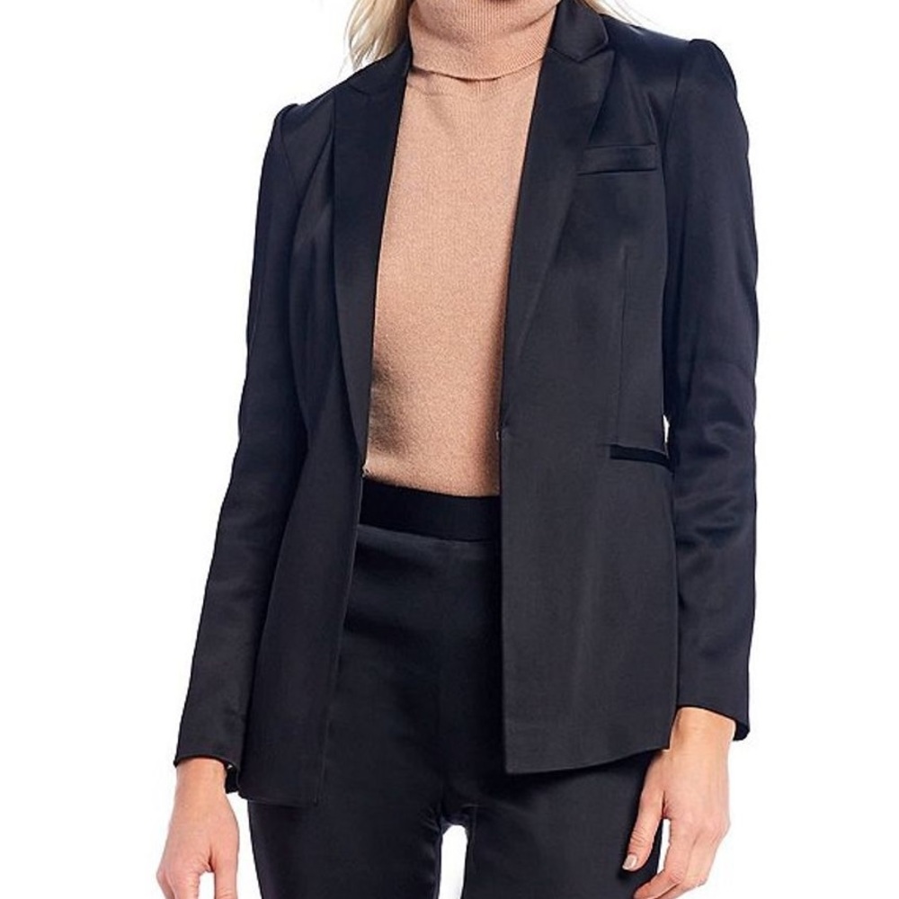 Antonio Melani Silk Black Blazer